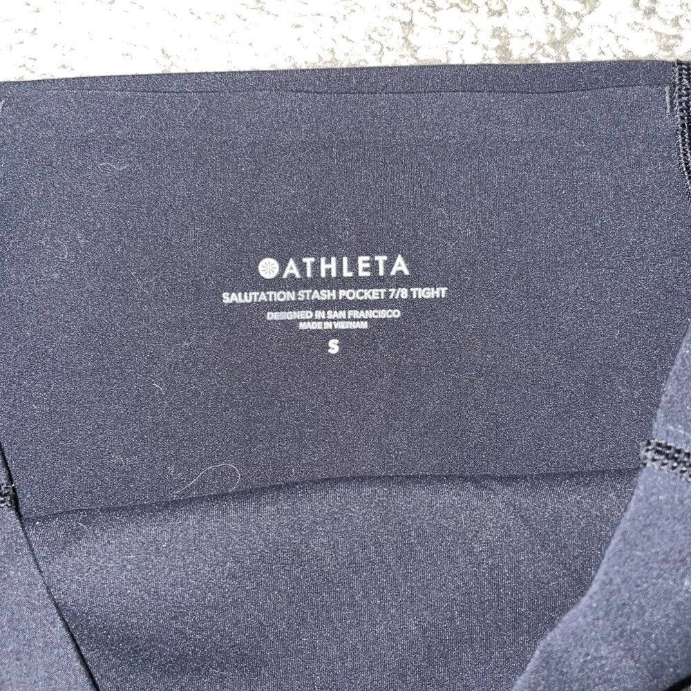 Athleta Salutation Stash Pocket 7/8 Tight - Picture 3 of 5